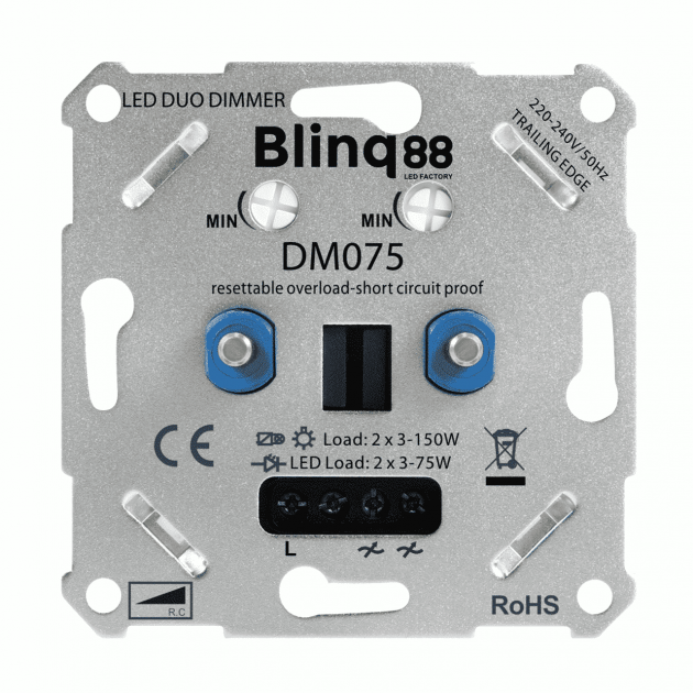 DUO DIMMER 2 x 3-75W