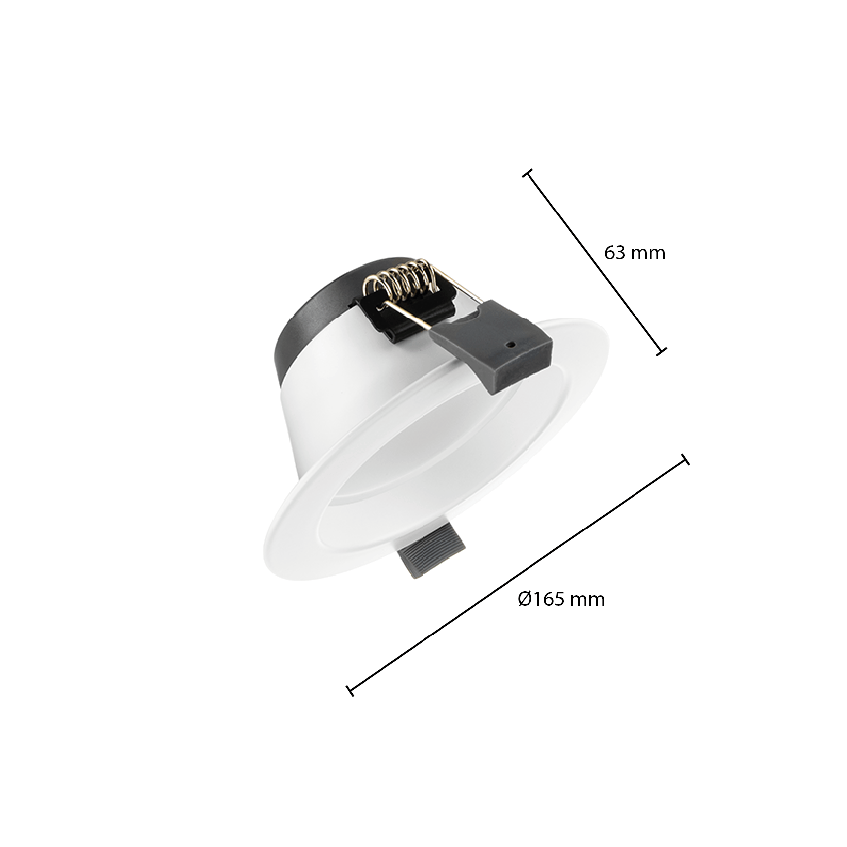 LED DOWNLIGHT | ORTHO | CCT-SWITCH | Ø135 | 16W - Afbeelding 6