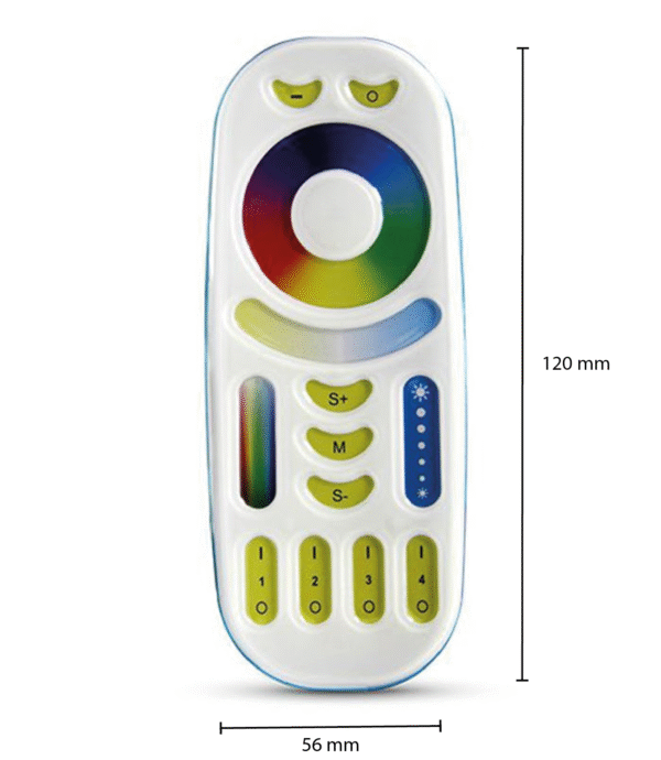 MI-LIGHT AFSTANDSBEDIENING | 4 GROEPEN | RGB + CCT - Afbeelding 6