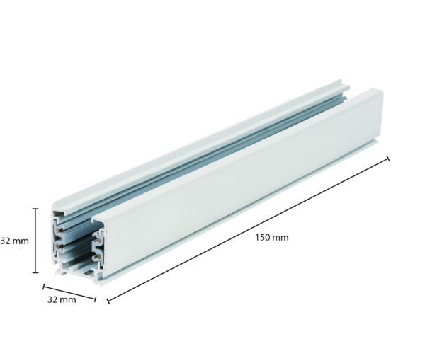 3-FASE RAIL | 150CM | WIT - Afbeelding 5