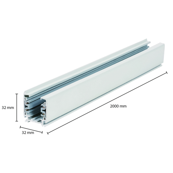 3-FASE RAIL | 200CM (verzendkosten €22,- per order) - Afbeelding 2