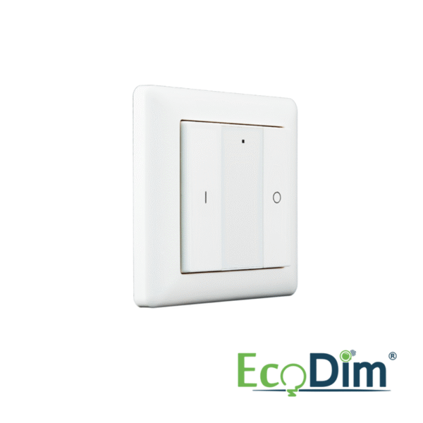 ECODIM | DRAADLOZE SCHAKELAAR ZIGBEE | 1 GROEP | WIT - Afbeelding 2