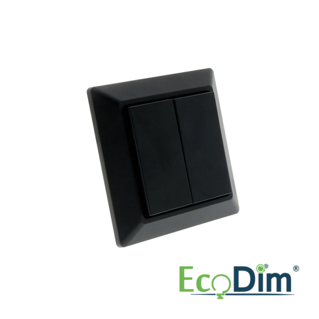 ECODIM | DRAADLOZE SCHAKELAAR ZIGBEE | ZWART | FRIENDS OF PHILIPS HUE