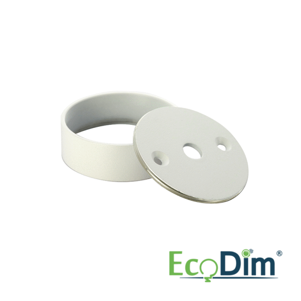 ECODIM | OPBOUWARMATUUR MEUBELSPOT | ROND | WIT - Afbeelding 3