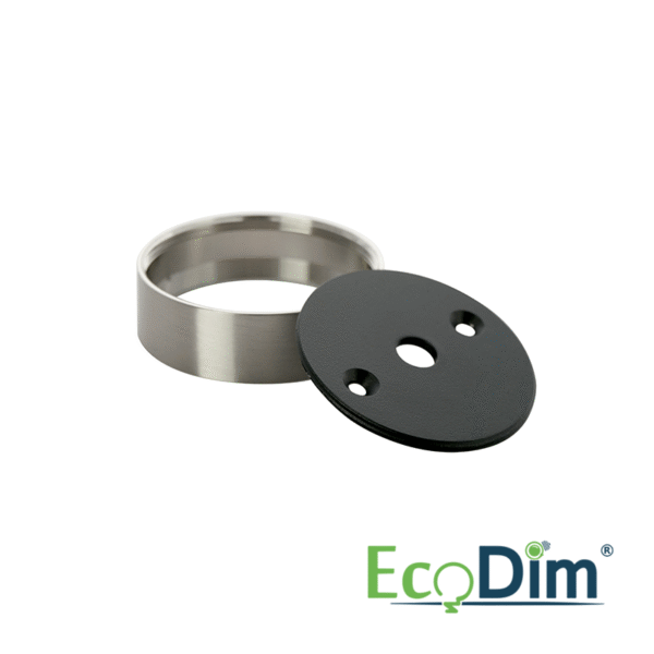 ECODIM | OPBOUWARMATUUR MEUBELSPOT | ROND | NIKKEL - Afbeelding 2