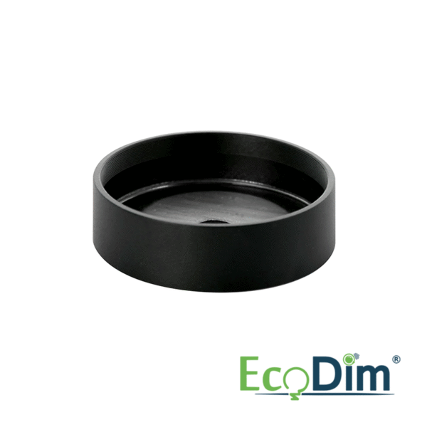 ECODIM | OPBOUWARMATUUR MEUBELSPOT | ROND | ZWART