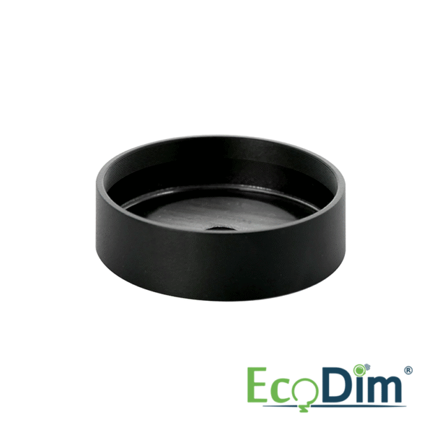 ECODIM | OPBOUWARMATUUR MEUBELSPOT | ROND | ZWART
