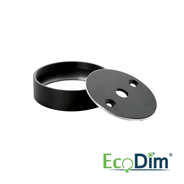 ECODIM | OPBOUWARMATUUR MEUBELSPOT | ROND | ZWART - Afbeelding 2