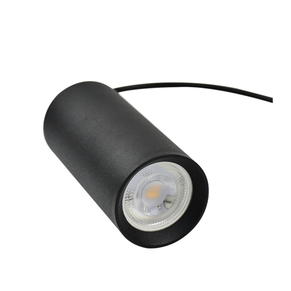 1-FASE HANGLAMP LADE GU10 FITTING ZWART - Afbeelding 2