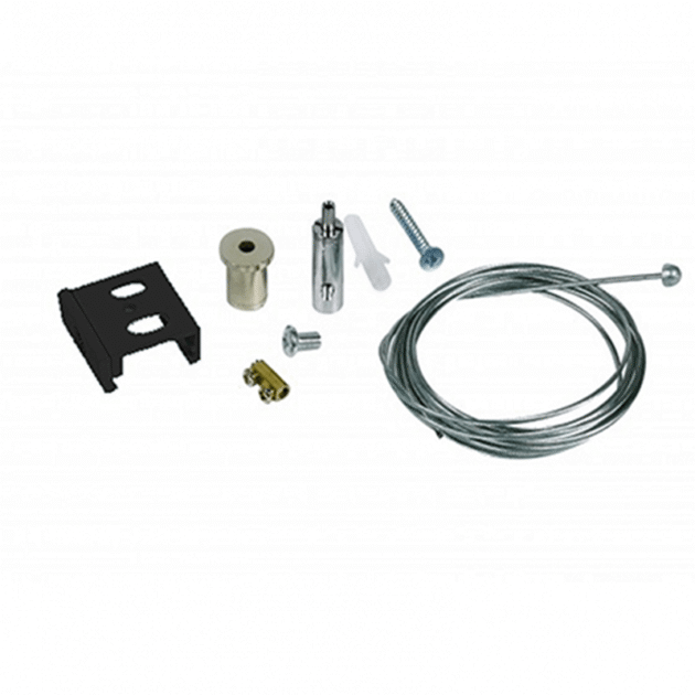 PENDELSET | 5 METER | ZWART | VOOR 3-FASE RAILS