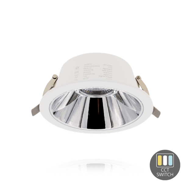 LED DOWNLIGHT | KERBER | CCT-SWITCH | Ø100MM | 10W | WIT