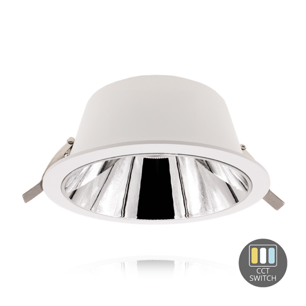 LED DOWNLIGHT | KERBER | CCT-SWITCH | Ø200MM | 20W | WIT