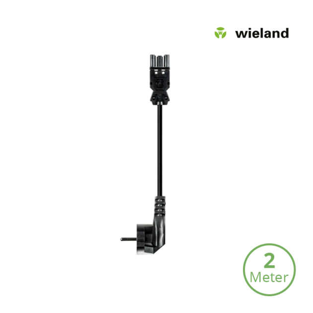 Wieland GST18/3P Netsnoer 2 meter 3x1.5mm2
