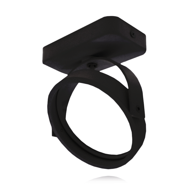 AR111 OPBOUWARMATUUR | EUKE | 1xGU10 FITTING | ZWART