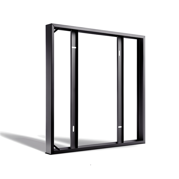 OPBOUWFRAME | 60X60 | ZWART | BACK- EN SIDE-LIT