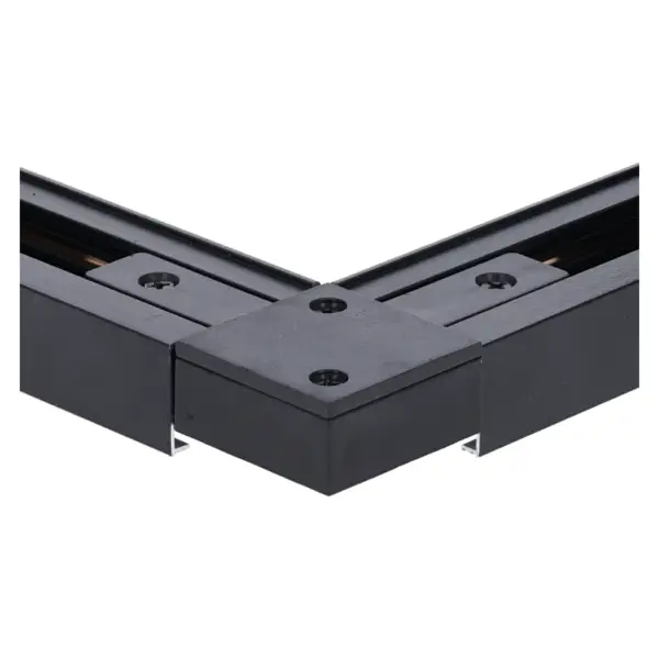 1-FASE RAIL | L-CONNECTOR | ZWART - Afbeelding 2