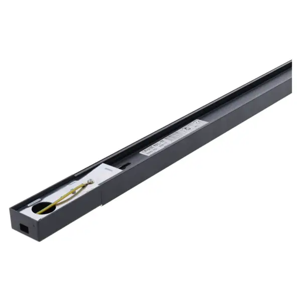 1-FASE RAIL | INCL. EINDKAP EN VOEDINGSCONNECTOR | ZWART | 1M - Afbeelding 2