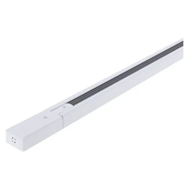 1-FASE RAIL | INCL. EINDKAP EN VOEDINGSCONNECTOR | WIT | 1M