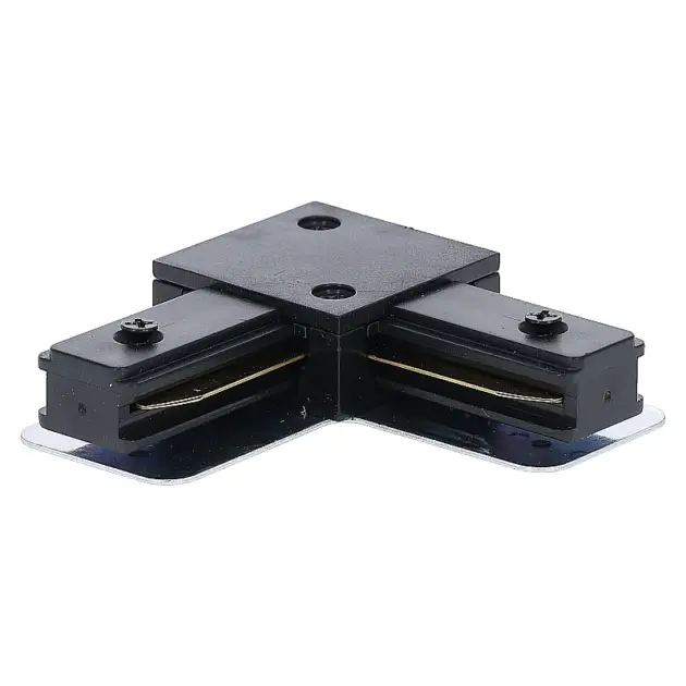 1-FASE RAIL | L-CONNECTOR | ZWART