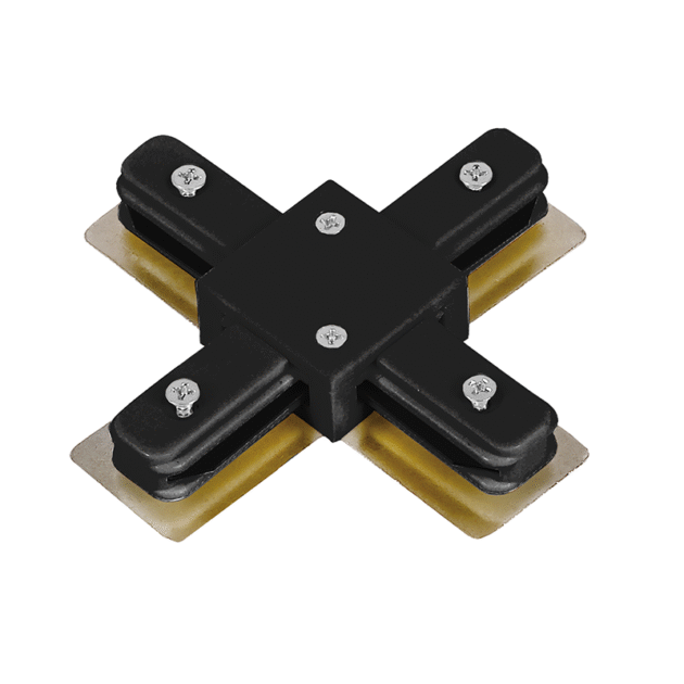 1-FASE RAIL | X-CONNECTOR | ZWART