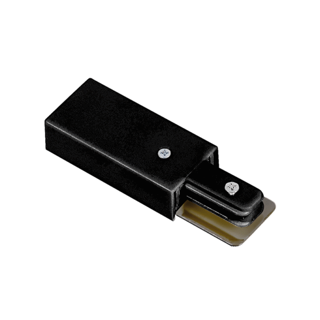 1-FASE RAIL | VOEDINGSCONNECTOR | ZWART