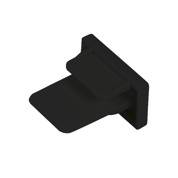 1-FASE RAIL | EINDKAP | ZWART