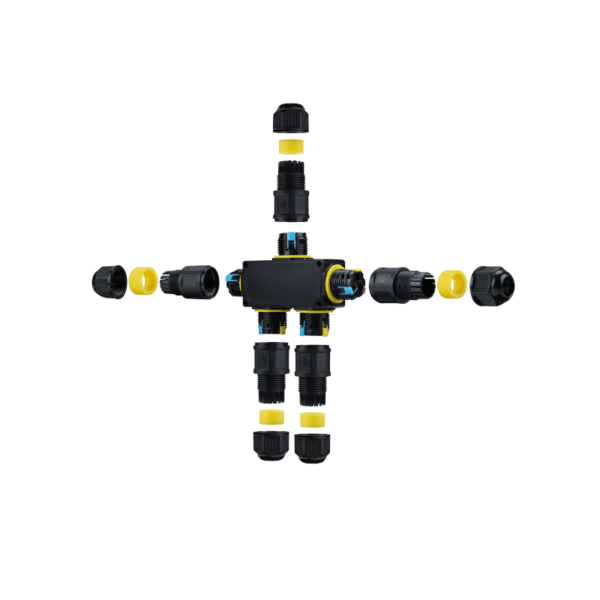 3 PIN | 5-WEG QUICK CONNECTOR | IP68 | 4-11MM - Afbeelding 2