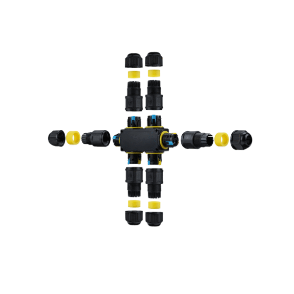 3 PIN | 6-WEG QUICK CONNECTOR | IP68 | 4-11MM - Afbeelding 2