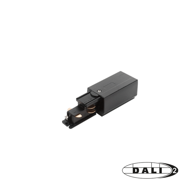 DALI 3-FASE RAIL | POWER CONNECTOR | LINKS | ZWART
