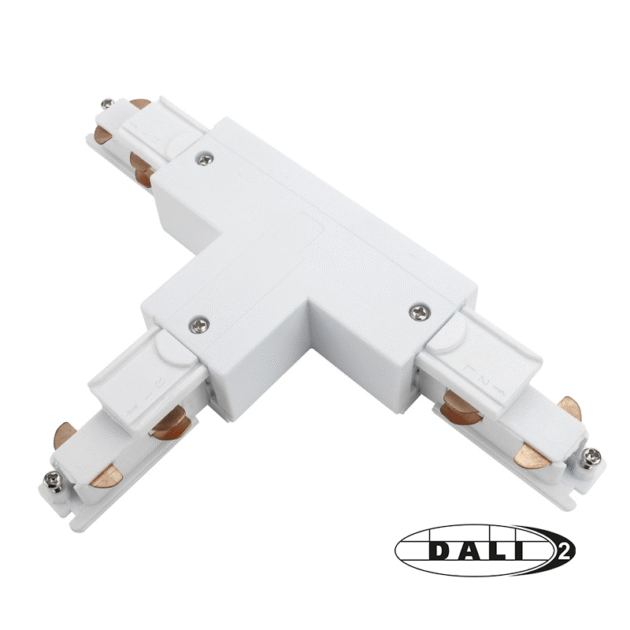 DALI 3-FASE RAIL | T-VORM CONNECTOR | LEFT-1 | WIT