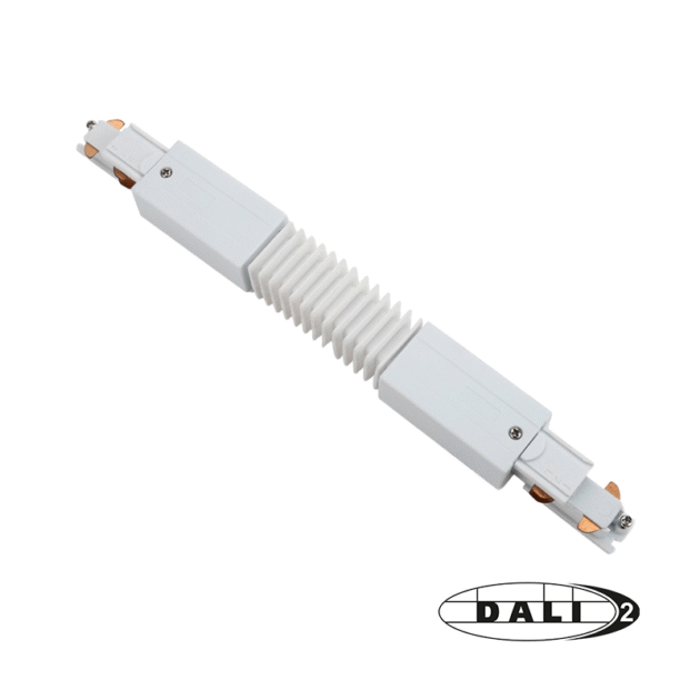 DALI 3-FASE RAIL | FLEXIBELE CONNECTOR | WIT