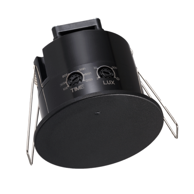 INBOUW | AANWEZIGHEIDSSENSOR | ZWART