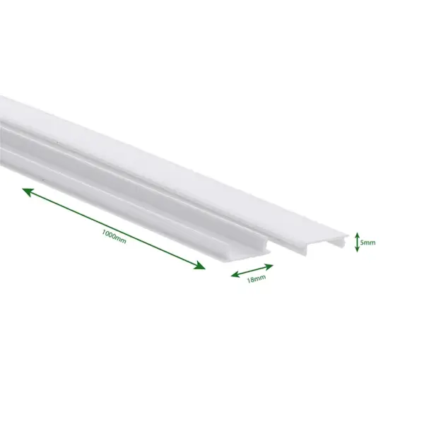 BLINDPLAAT | 1-FASE RAIL | WIT - Afbeelding 2