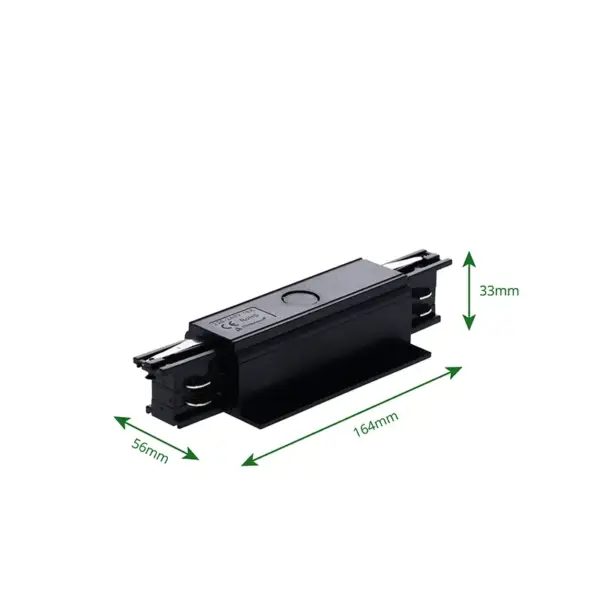 INBOUW 3-FASE | I-VORM CONNECTOR | ZWART - Afbeelding 3