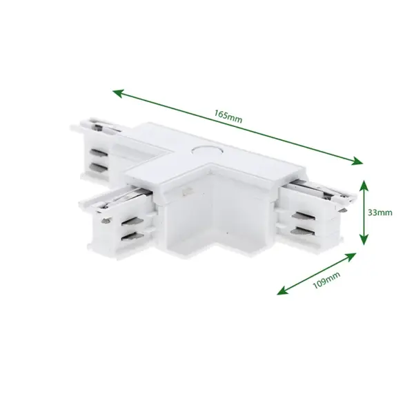 INBOUW 3-FASE | T-VORM CONNECTOR | RIGHT-1 | WIT - Afbeelding 3