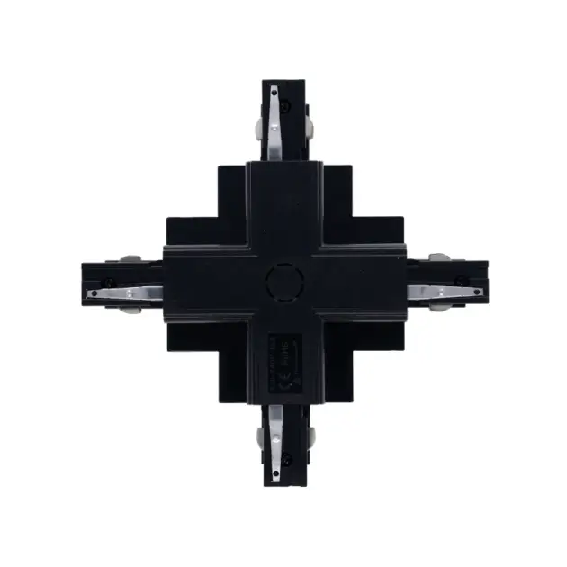 INBOUW 3-FASE | X-VORM CONNECTOR | ZWART