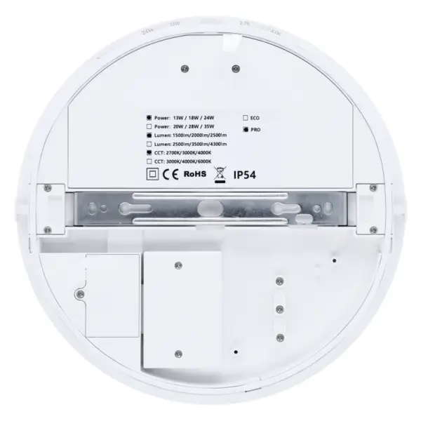 LED PLAFONNIERE | NOMOS | IP54 | 24W-18W-13W | WHITE SWITCH - Afbeelding 3