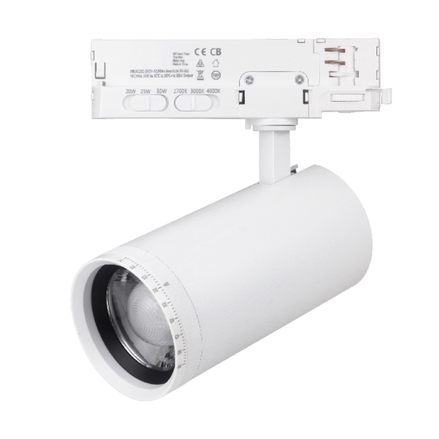 3-FASE RAILSPOT | ZOOMABLE | WATT SWITCH | CCT-SWITCH | WIT