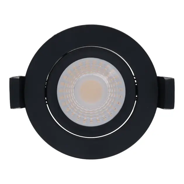 LED INBOUWSPOT | MIRAN | SLIM-FIT | 5W/7W | DIM TO WARM + CCT-SWITCH | ZWART