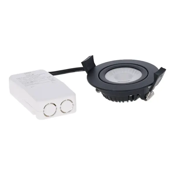 LED INBOUWSPOT | MIRAN | SLIM-FIT | 5W/7W | DIM TO WARM + CCT-SWITCH | ZWART - Afbeelding 3