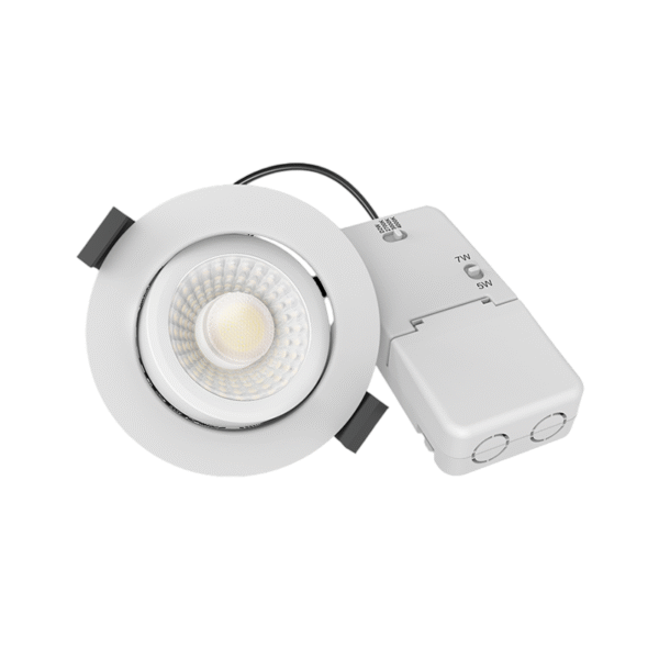 LED INBOUWSPOT | MIRAN | SLIM-FIT | 5W/7W | DIM TO WARM + CCT-SWITCH | WIT - Afbeelding 5