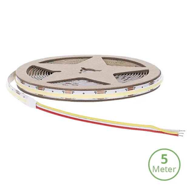 COB LEDSTRIP | 24V | IP65 | 5M | 5-25W/M | CCT