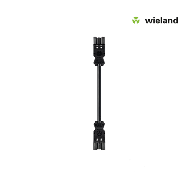 Wieland GST18I3 Koppelsnoer 1,5 MM² 2 meter zwart