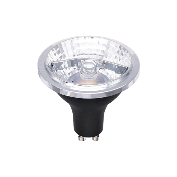 LED AR70 | GU10 | SPOT | 45° | 6W | ZWART | D2W