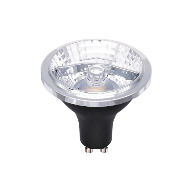 LED AR70 | GU10 | SPOT | 45° | 6W | ZWART | DIMBAAR