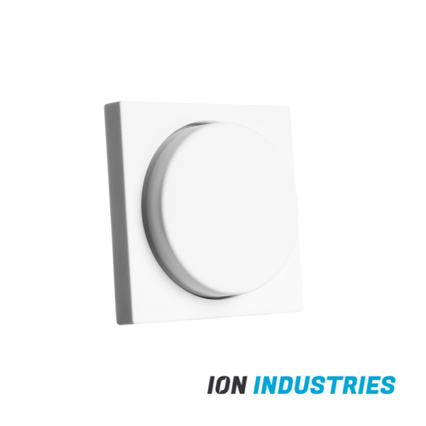 ION INDUSTRIES | Centraalplaat Dimmerknop Enkelvoudig t.b.v. Indicatielamp V1 /J1 Alpin Wit - Afbeelding 3