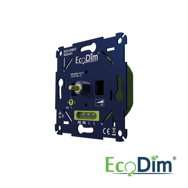 MULTICONTROL LED DIMMER DUO | UNIVERSEEL | 0-250W | FASE AFSNIJDING - Afbeelding 3