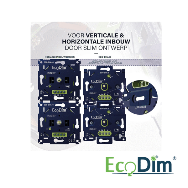 LED DIMMER UNIVERSEEL | 0-300W | FASE AAN- EN AFSNIJDING (RLC) - Afbeelding 7