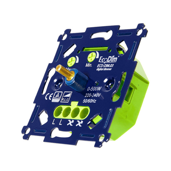 LED DIMMER UNIVERSEEL |  0-500W | FASE AAN- EN AFSNIJDING (RLC) - Afbeelding 3