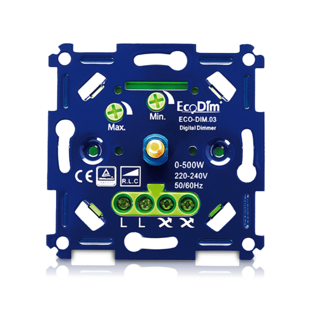 LED DIMMER UNIVERSEEL |  0-500W | FASE AAN- EN AFSNIJDING (RLC)
